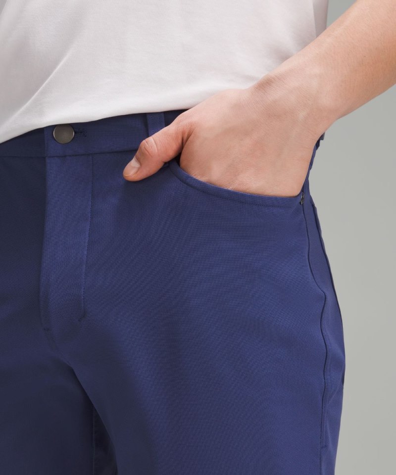 Lululemon ABC Slim-Fit 5 Pocket Pant 34"L *Warpstreme Gatsby Blue Online Outlet Sale