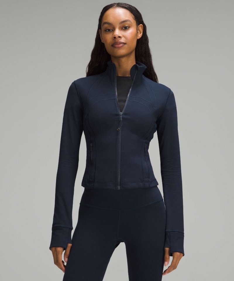 Lululemon Define Cropped Jacket *Nulu True Navy Online Outlet Sale