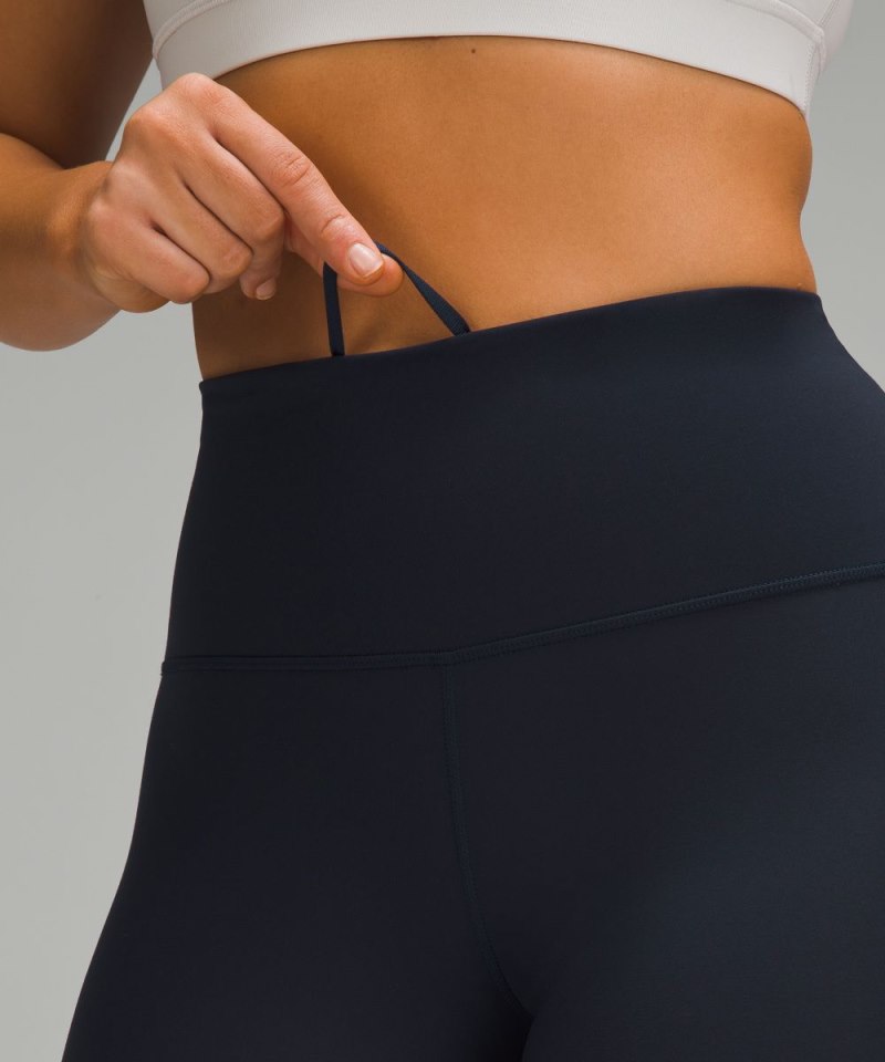 Lululemon Wunder Train Contour Fit High-Rise Tight with Pockets 25" True Navy Online Outlet Sale