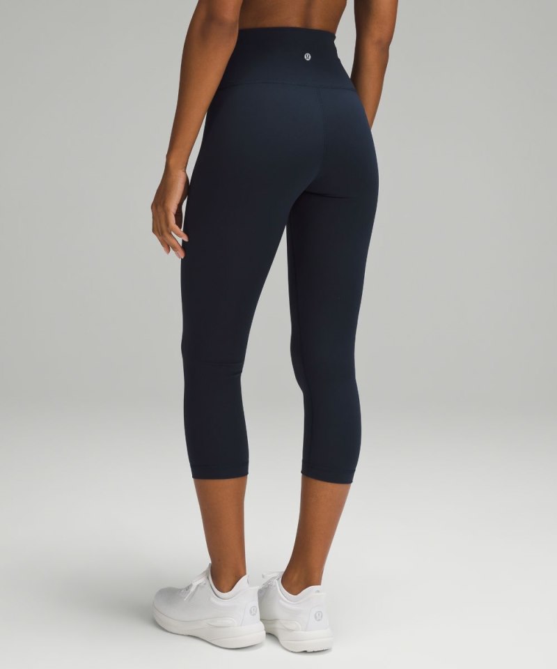 Lululemon Wunder Train High-Rise Crop 21" True Navy Online Outlet Sale