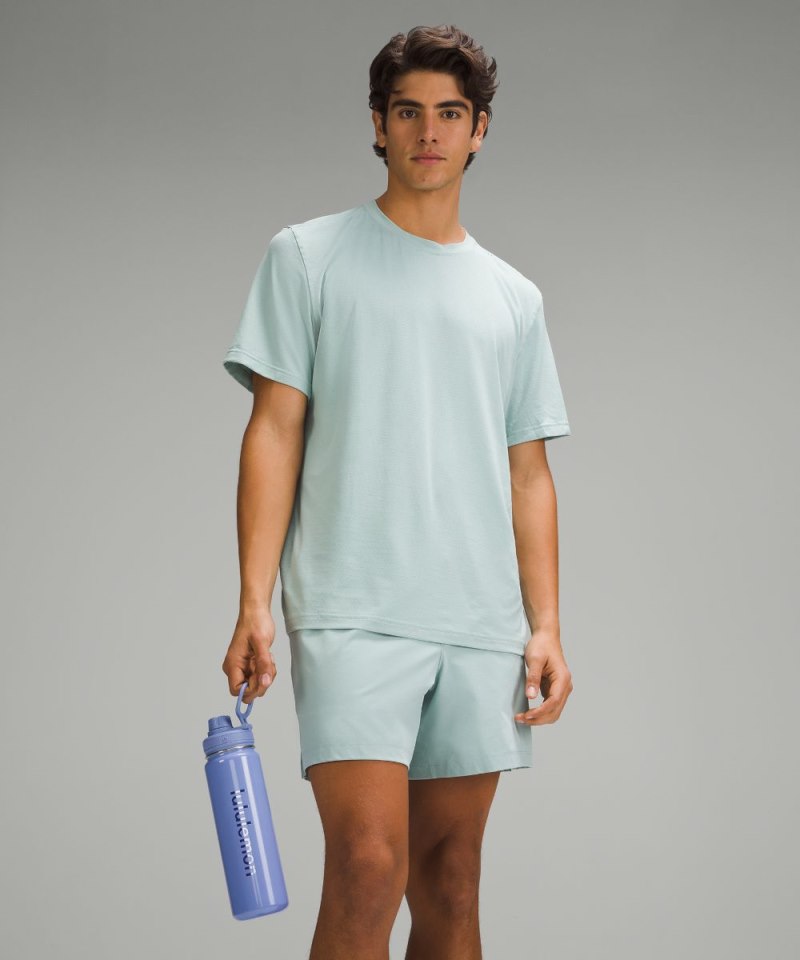 Lululemon Back to Life Sport Bottle 24oz *Shine Blue Linen Online Outlet Sale