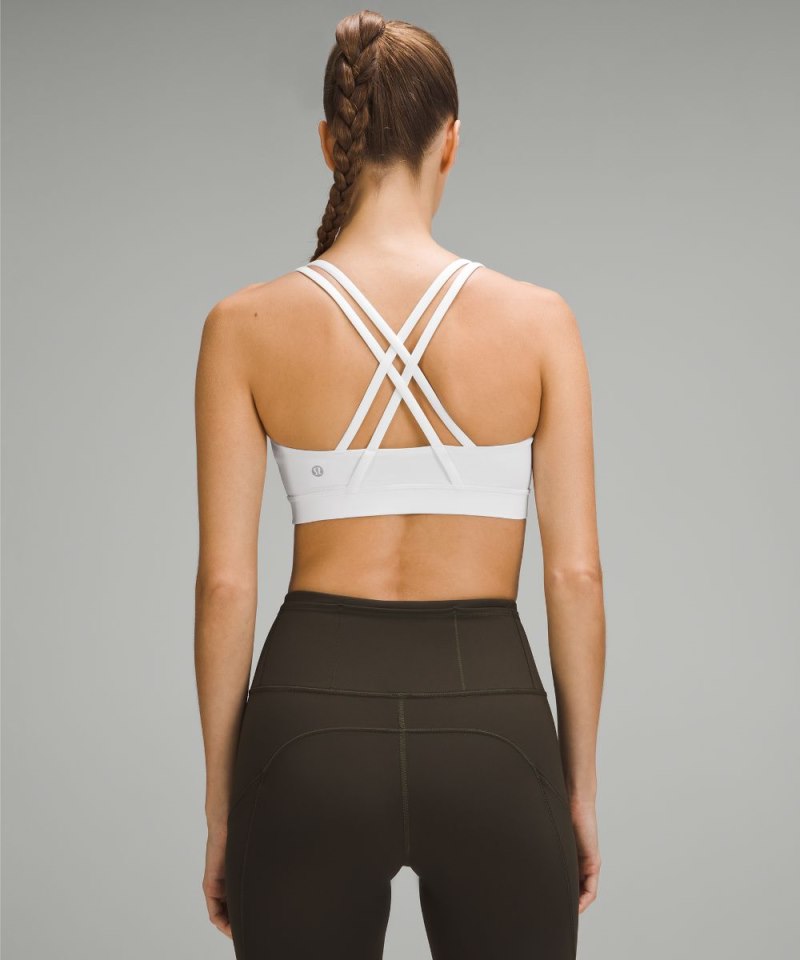 Lululemon lululemon Energy Bra *Medium Support, B–D Cups White Online Outlet Sale