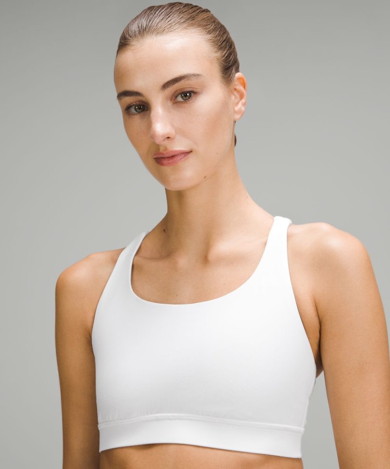 Lululemon lululemon Energy Bra *Medium Support, B–D Cups White Online Outlet Sale