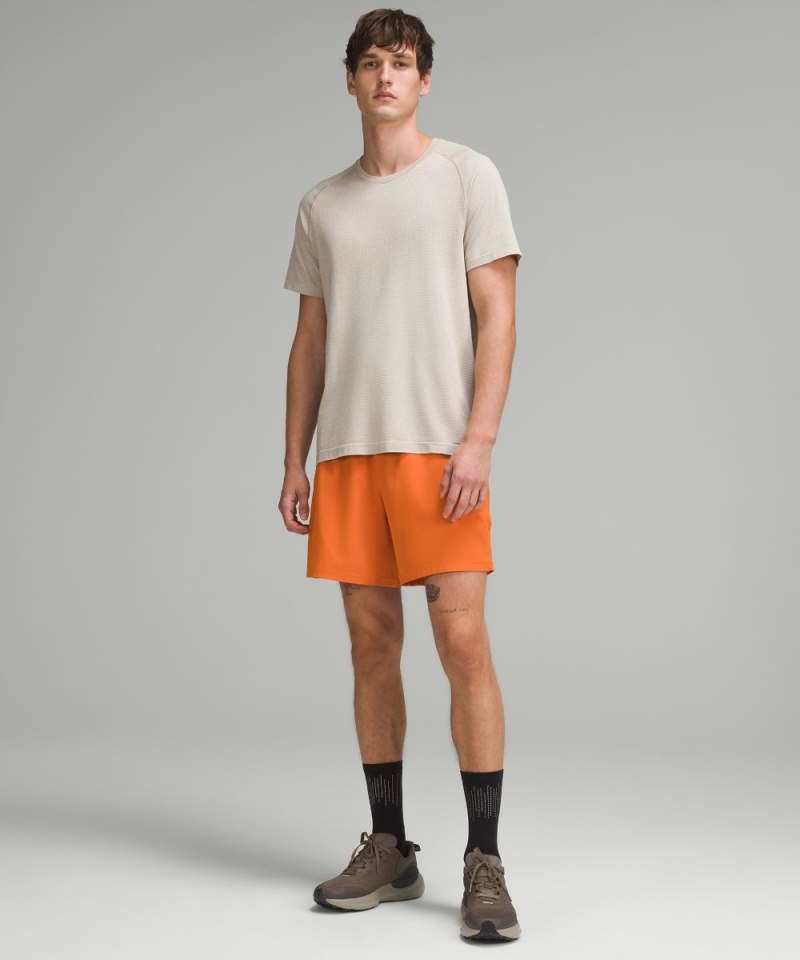 Lululemon Metal Vent Tech Short-Sleeve Shirt *Updated Fit Raw Linen / White Online Outlet Sale