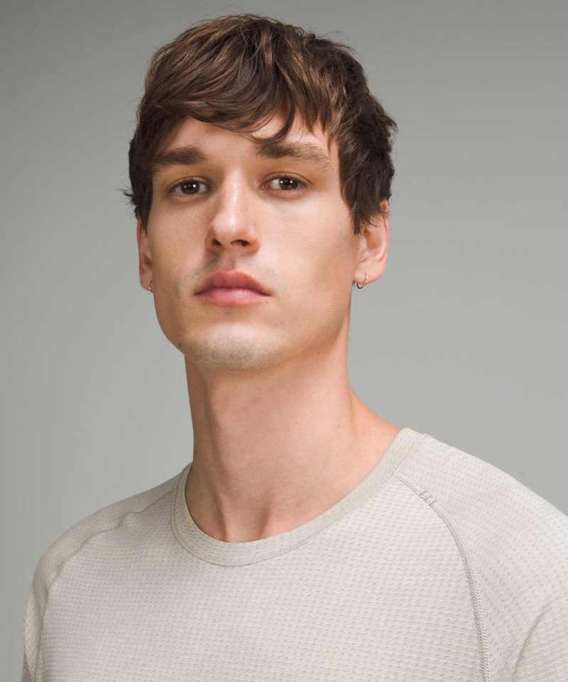 Lululemon Metal Vent Tech Short-Sleeve Shirt *Updated Fit Raw Linen / White Online Outlet Sale
