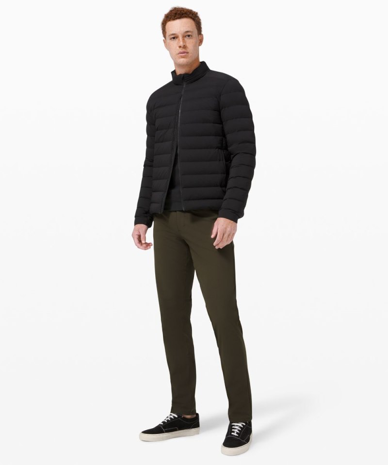 Lululemon ABC Classic-Fit 5 Pocket Pant 34"L *Warpstreme Dark Olive Online Outlet Sale