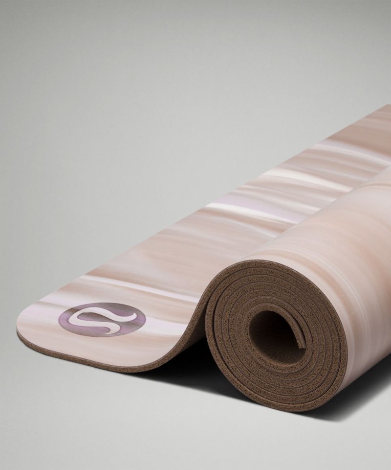 Lululemon The Mat 5mm *Made With FSC™ Certified Rubber Taupetastic / Lilac Ether / White / Taupetastic Online Outlet Sale