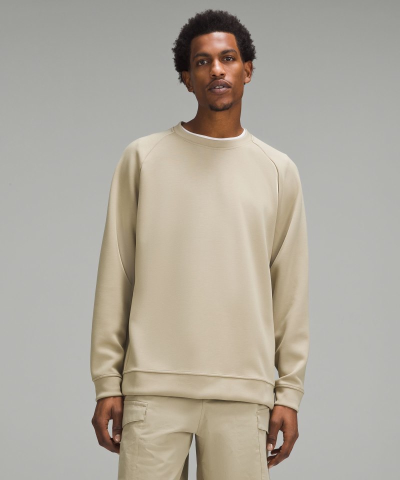 Lululemon Smooth Spacer Classic-Fit Crew Compass Khaki Online Outlet Sale