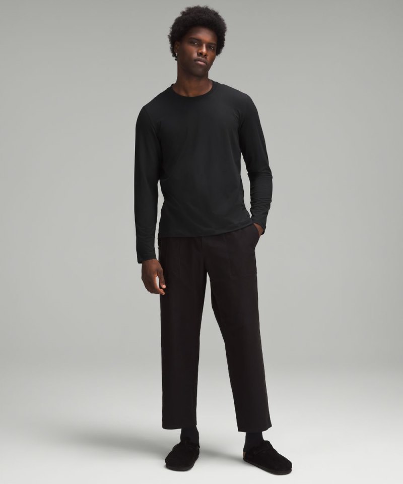 Lululemon Soft Jersey Long-Sleeve Shirt Black Online Outlet Sale
