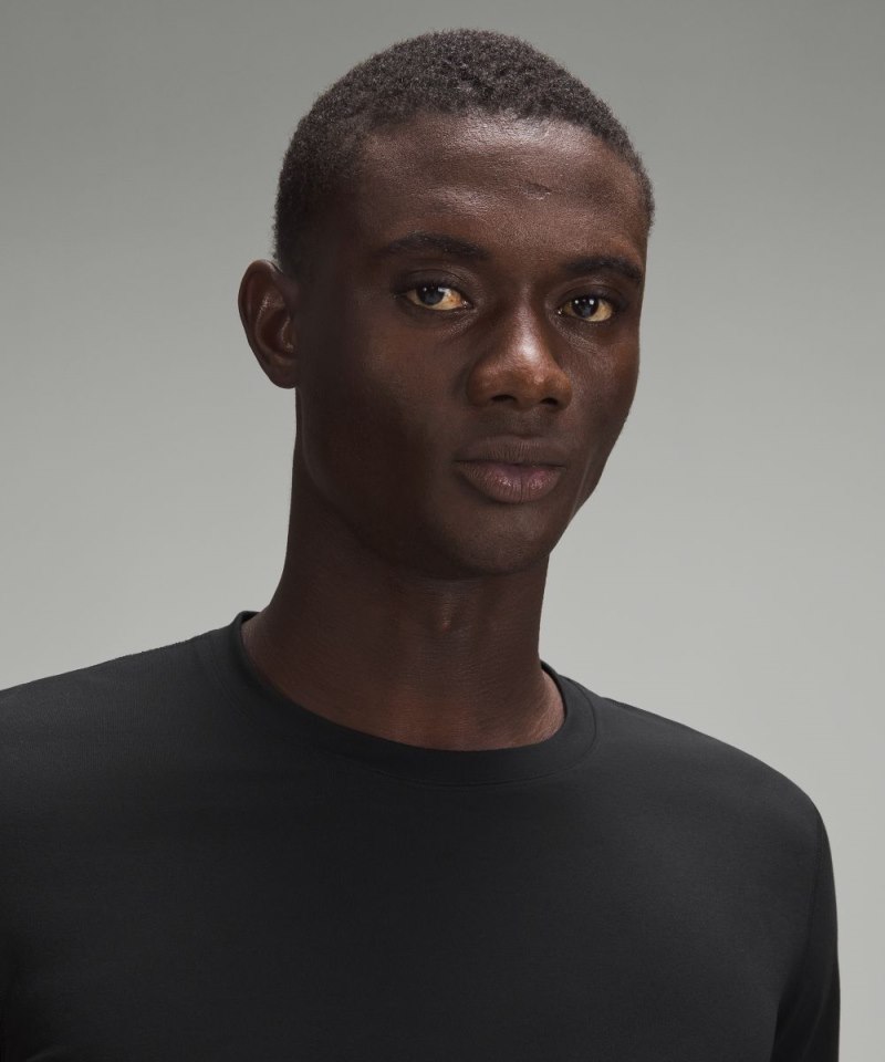 Lululemon Soft Jersey Long-Sleeve Shirt Black Online Outlet Sale