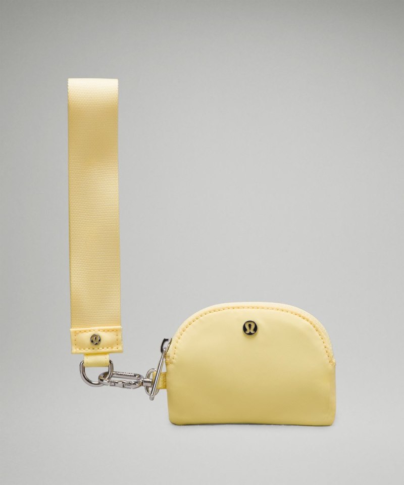 Lululemon Dual Pouch Wristlet Swirl Yellow / Wisp Yellow Online Outlet Sale