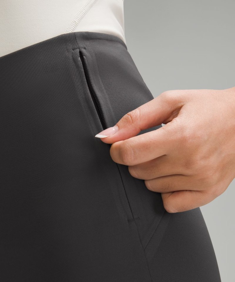 Lululemon Smooth Fit Pull-On High-Rise Cropped Pant Graphite Grey Online Outlet Sale