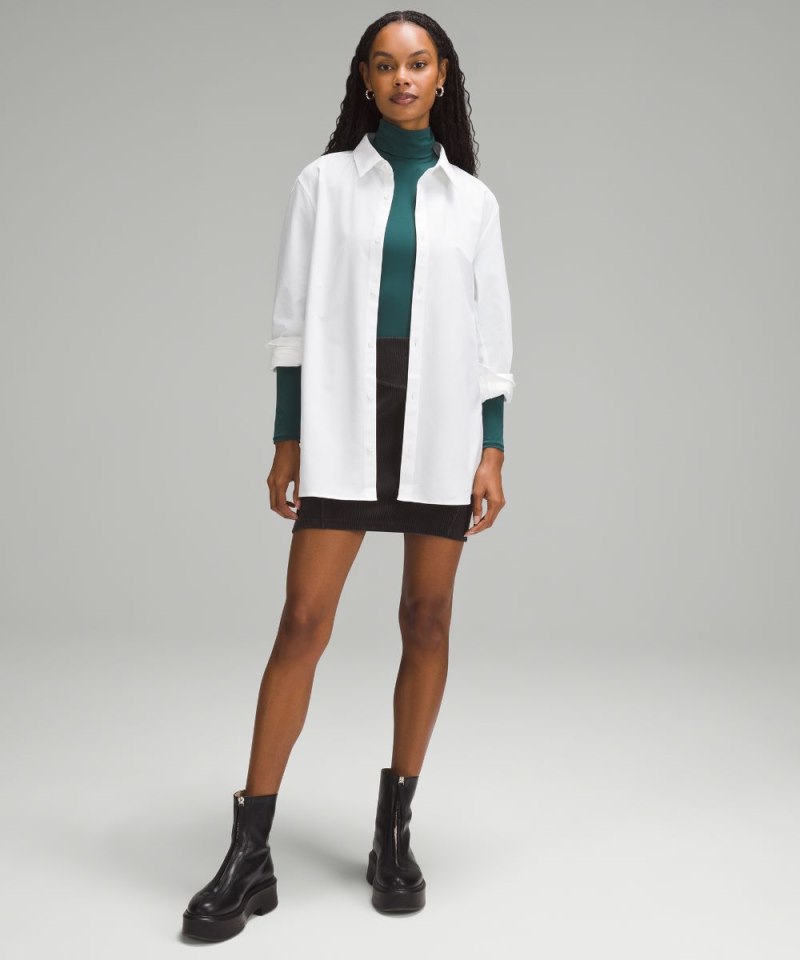 Lululemon Wundermost Ultra-Soft Nulu Turtleneck Bodysuit Storm Teal Online Outlet Sale