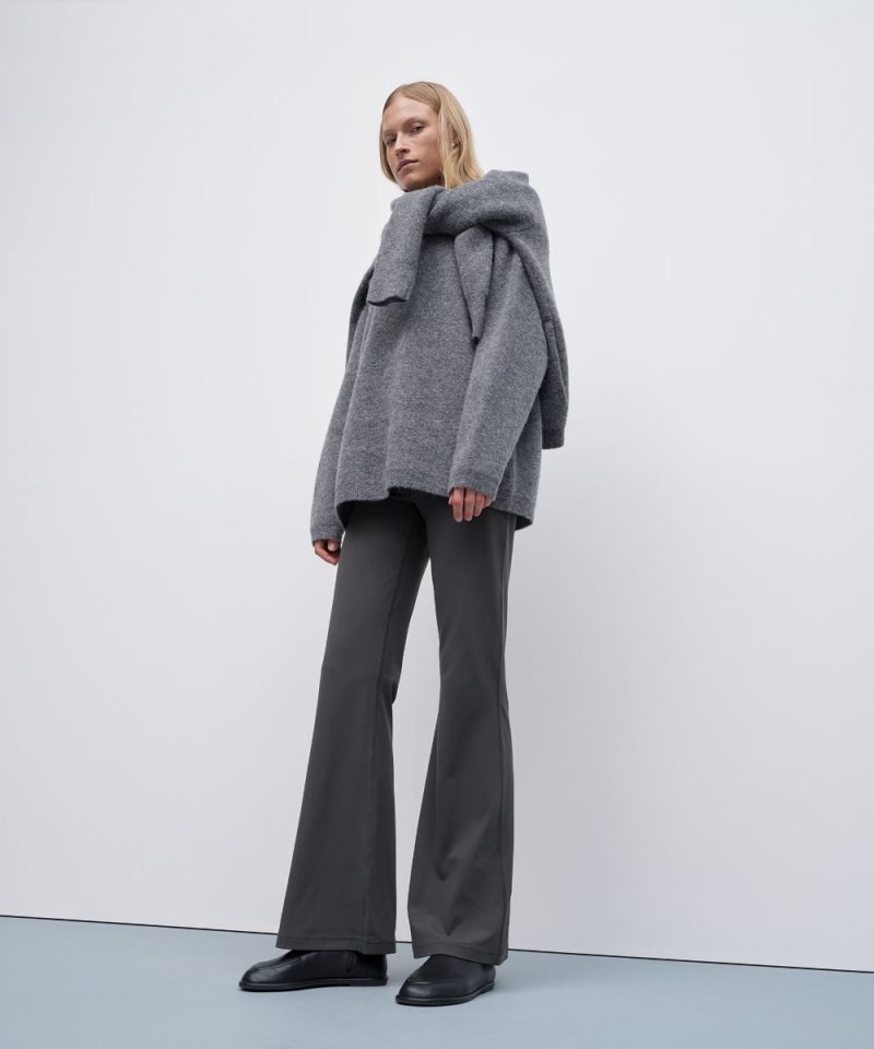 Lululemon Groove Super-High-Rise Nulu Flared Pant *Regular Graphite Grey Online Outlet Sale