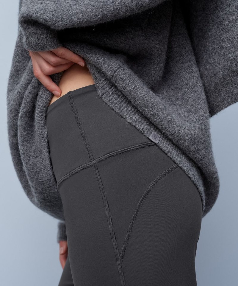 Lululemon Groove Super-High-Rise Nulu Flared Pant *Regular Graphite Grey Online Outlet Sale