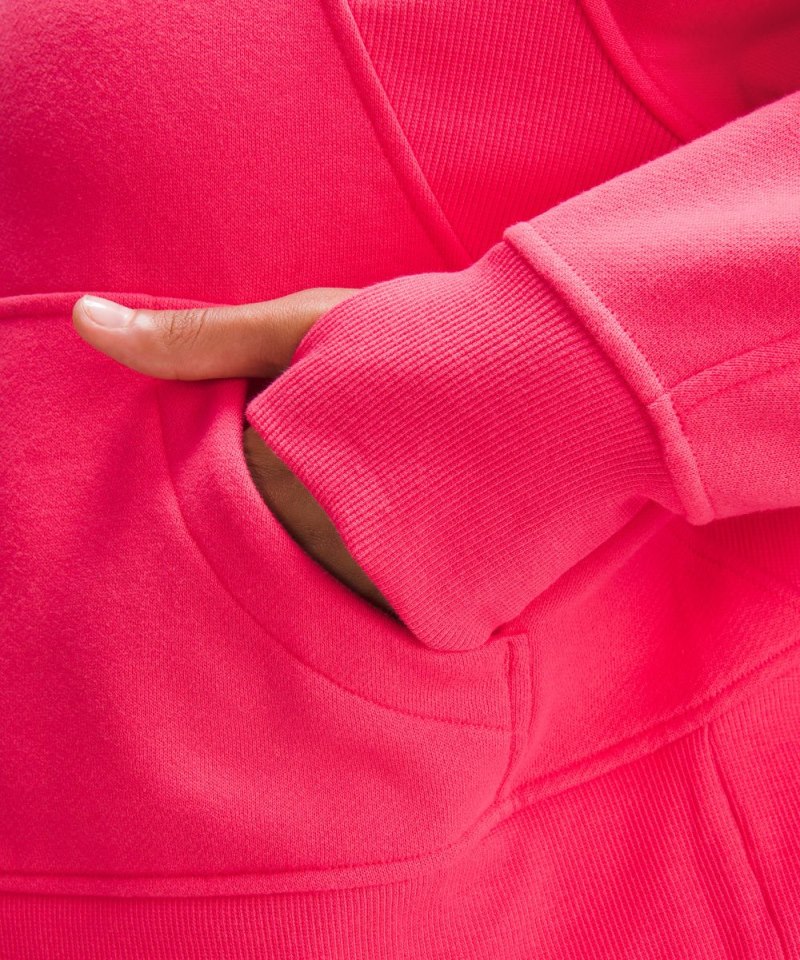 Lululemon Scuba Oversized Full-Zip Hoodie Glaze Pink Online Outlet Sale
