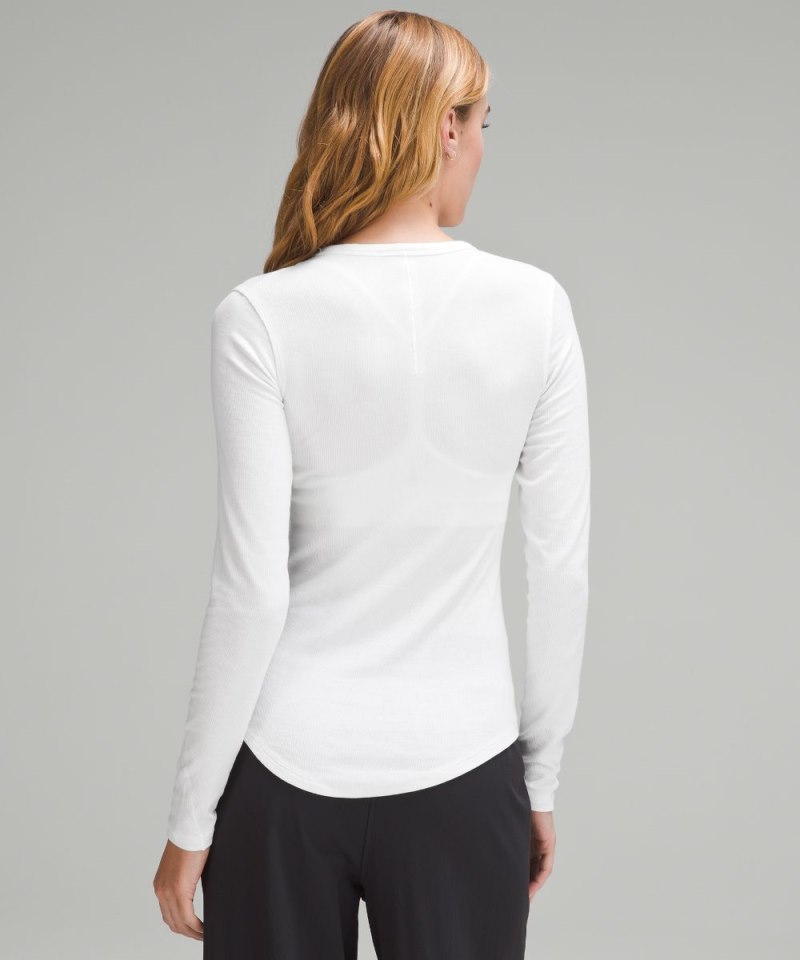 Lululemon Hold Tight Long-Sleeve Shirt White Online Outlet Sale