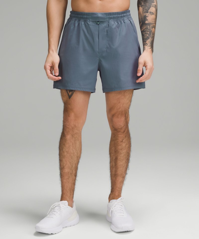 Lululemon Pace Breaker Linerless Short 5" *Iridescent Tidewater Teal / Power Purple Online Outlet Sale