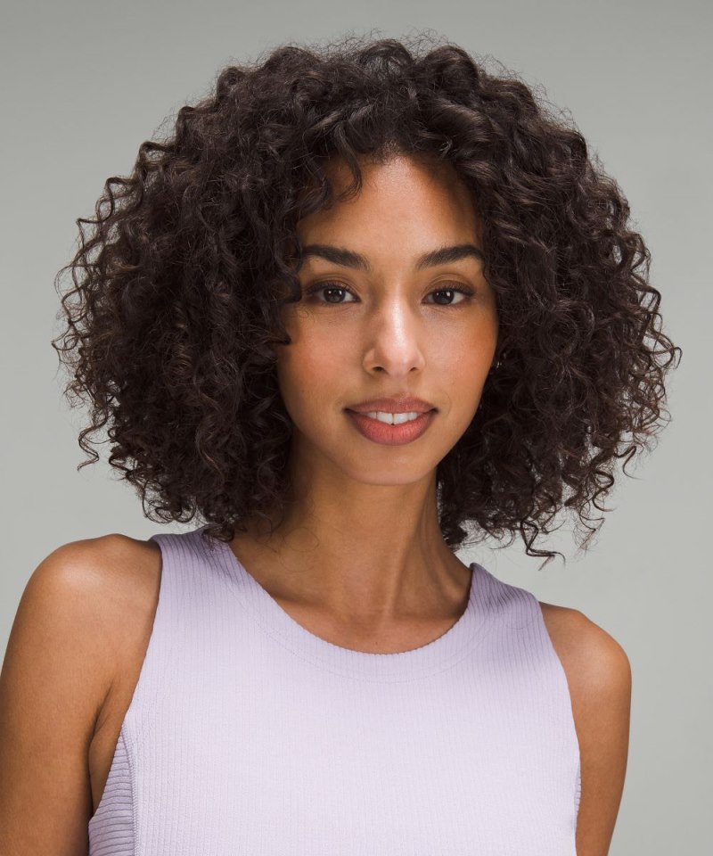 Lululemon Ribbed Softstreme Cropped Tank Top Lilac Ether Online Outlet Sale