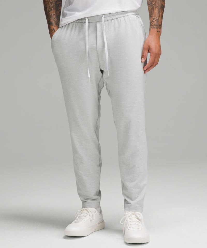 Lululemon Soft Jersey Tapered Pant Heathered Vapor / Heathered Silver Drop Online Outlet Sale