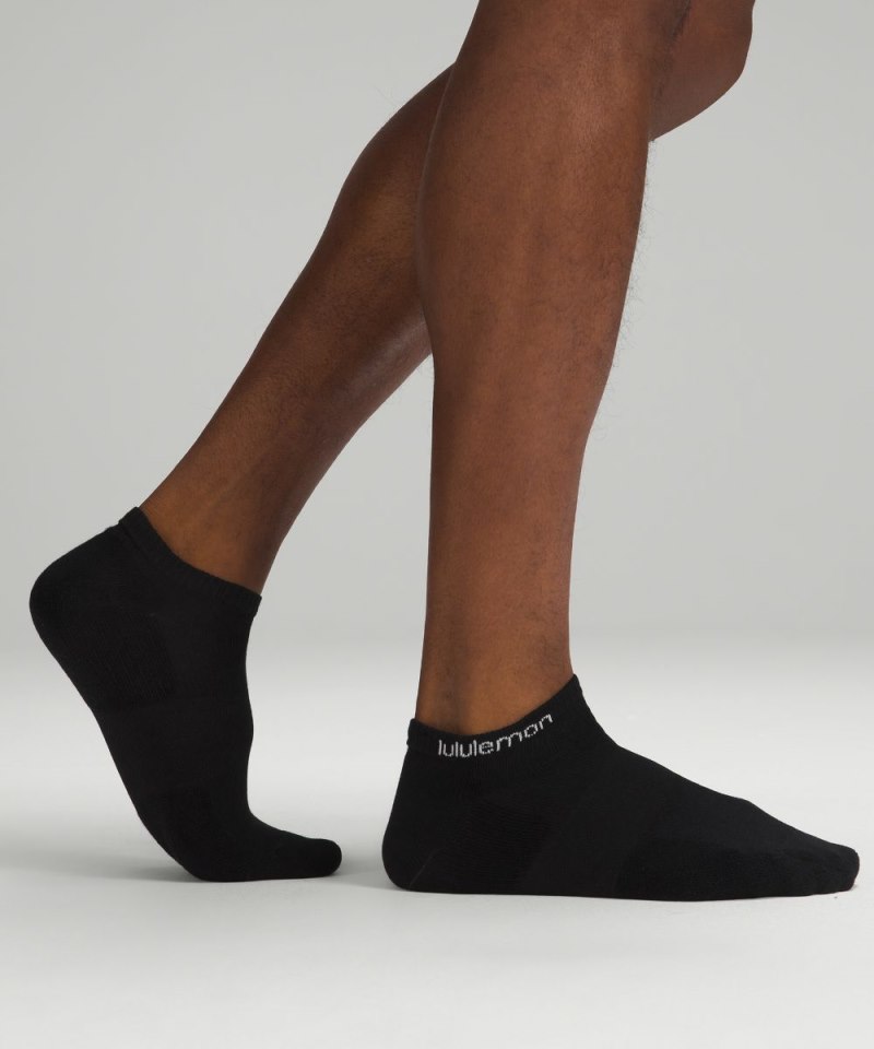 Lululemon Men's Daily Stride Comfort Low-Ankle Socks *3 Pack Black Online Outlet Sale