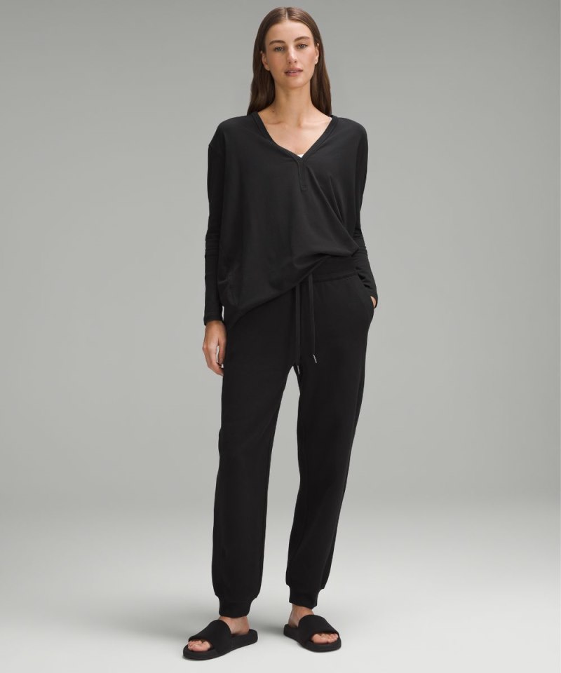 Lululemon Scuba High-Rise Relaxed Jogger *Full Length Black Online Outlet Sale