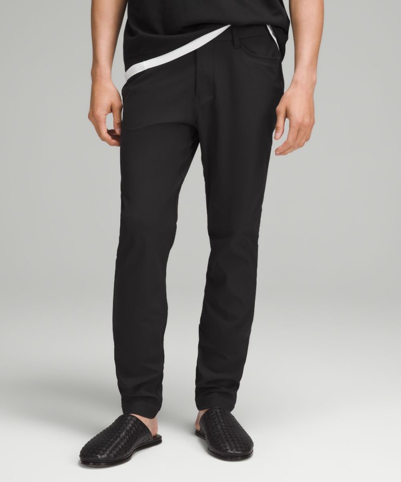 Lululemon ABC Skinny-Fit 5 Pocket Pant 34"L *Warpstreme Black Online Outlet Sale