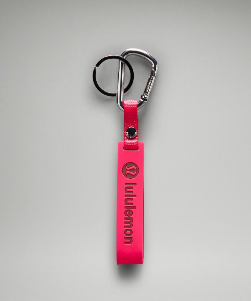 Lululemon Silicone Keychain Glaze Pink / Ancient Copper Online Outlet Sale