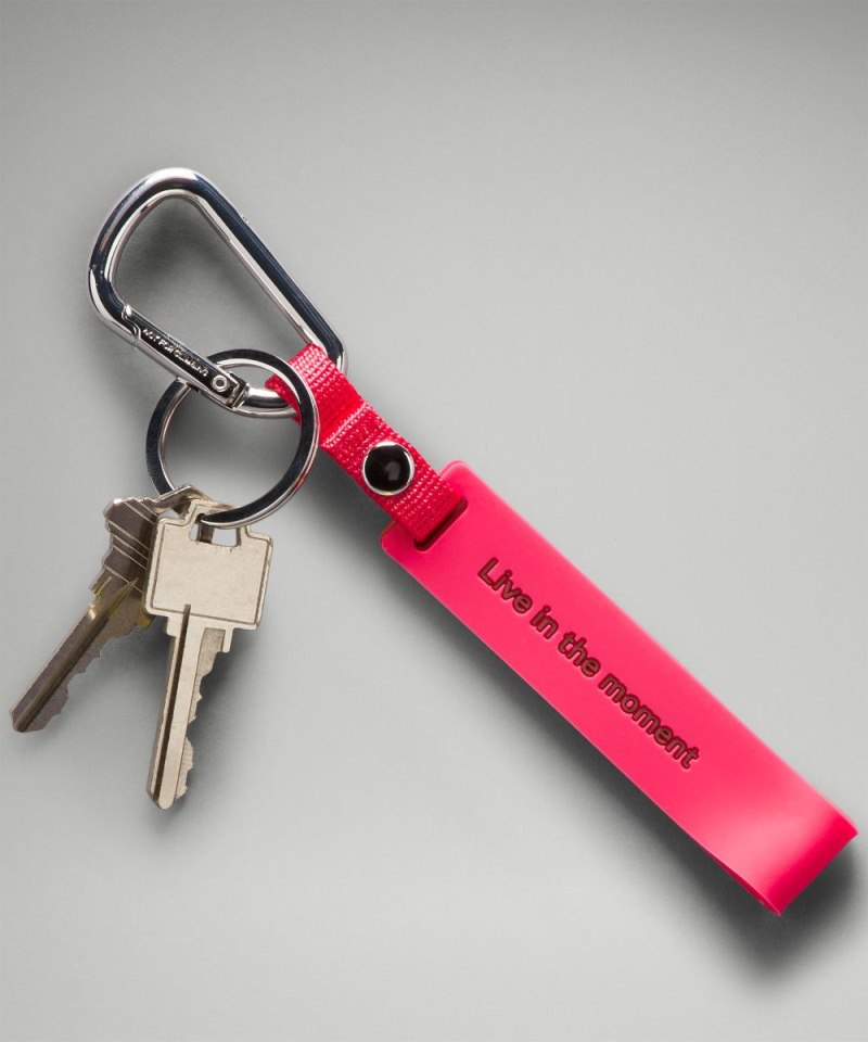 Lululemon Silicone Keychain Glaze Pink / Ancient Copper Online Outlet Sale