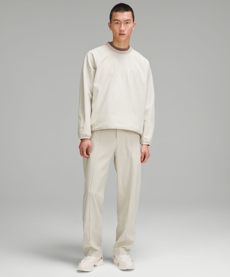 Lululemon lululemon lab Stretch Woven Trouser 34"L Nano Check Antique White Bamboo Online Outlet Sale
