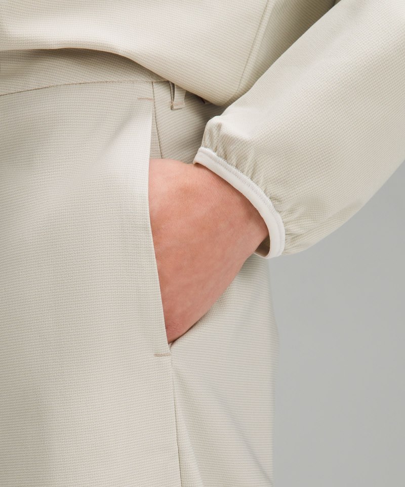 Lululemon lululemon lab Stretch Woven Trouser 34"L Nano Check Antique White Bamboo Online Outlet Sale