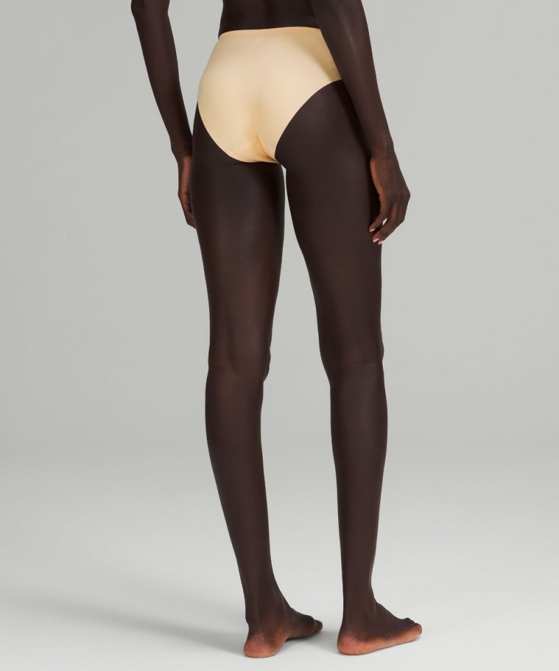 Lululemon InvisiWear Mid-Rise Bikini Underwear Pale Linen Online Outlet Sale