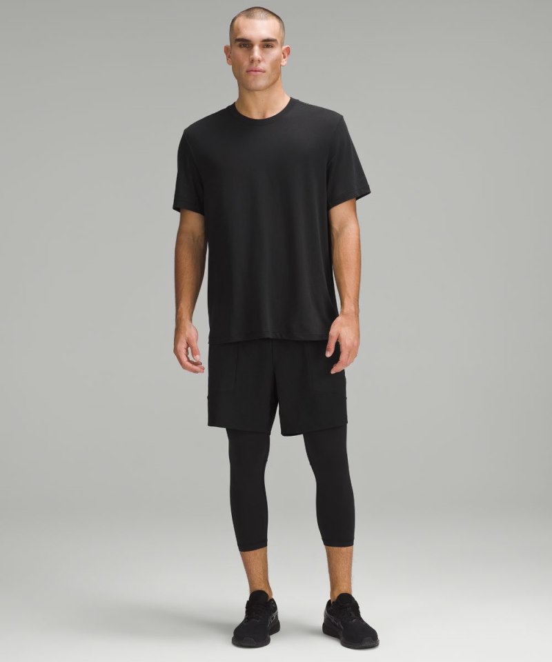 Lululemon License to Train 2-in-1 Tight 21" Black Online Outlet Sale