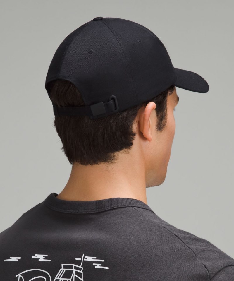 Lululemon Classic Unisex Ball Cap *Wordmark Black / White Online Outlet Sale