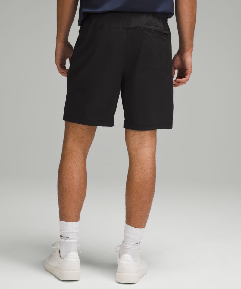 Lululemon Bowline Short 8" *Stretch Ripstop Black Online Outlet Sale