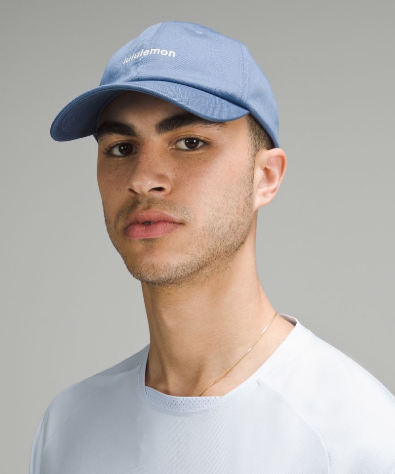 Lululemon Classic Unisex Ball Cap *Wordmark Oasis Blue / Wisp Yellow Online Outlet Sale