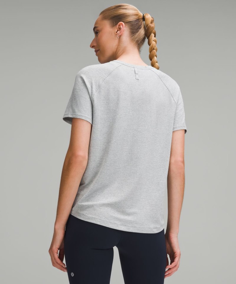 Lululemon License to Train Classic-Fit T-Shirt Heathered Rhino Grey Online Outlet Sale