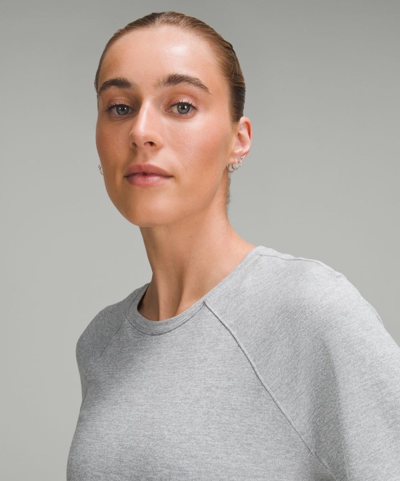 Lululemon License to Train Classic-Fit T-Shirt Heathered Rhino Grey Online Outlet Sale
