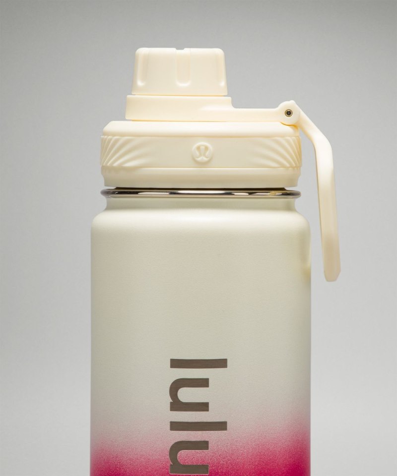 Lululemon Back To Life Sport Bottle 24oz Wisp Yellow / Cherry Mist / True Navy Online Outlet Sale