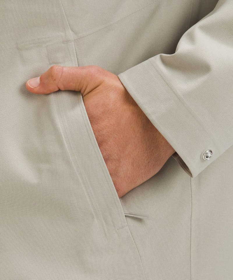 Lululemon New Venture Rain Coat Raw Linen Online Outlet Sale