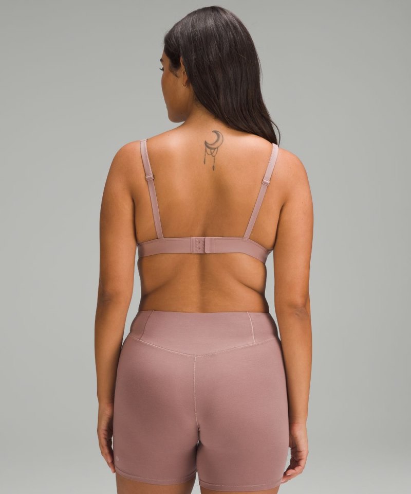 Lululemon Wundermost Ultra-Soft Nulu Triangle Bralette A–D Cups Twilight Rose Online Outlet Sale