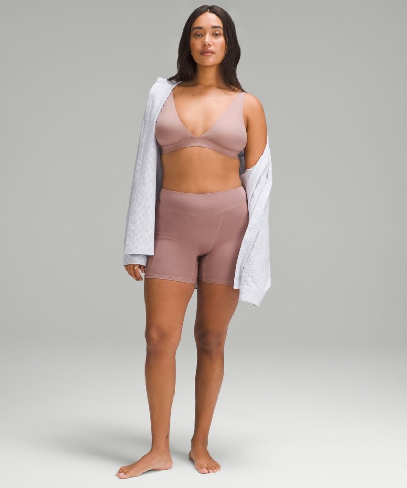 Lululemon Wundermost Ultra-Soft Nulu Triangle Bralette A–D Cups Twilight Rose Online Outlet Sale