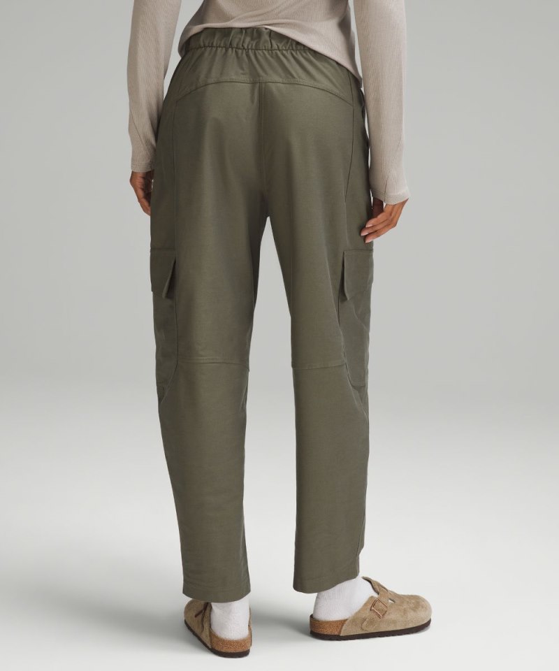 Lululemon Light Utilitech Cargo Pocket High-Rise Pant Army Green Online Outlet Sale