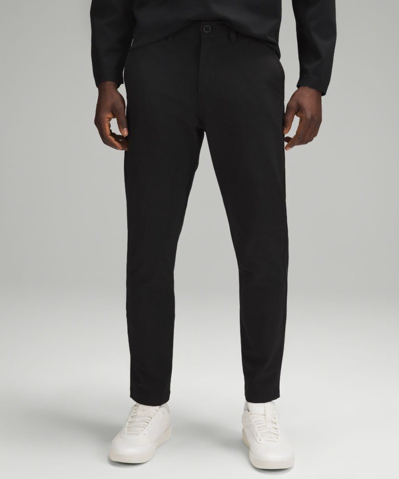 Lululemon Slim-Tapered Heavy Twill Trouser Black Online Outlet Sale