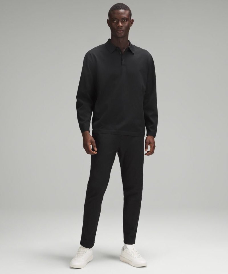 Lululemon Slim-Tapered Heavy Twill Trouser Black Online Outlet Sale