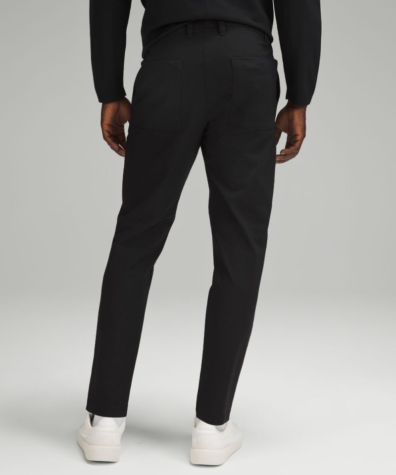 Lululemon Slim-Tapered Heavy Twill Trouser Black Online Outlet Sale