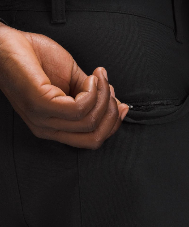 Lululemon Slim-Tapered Heavy Twill Trouser Black Online Outlet Sale