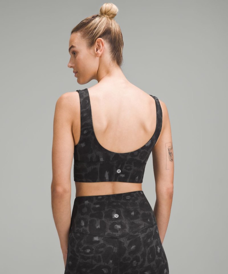 Lululemon lululemon Align™ V-Neck Bra *Light Support, A / B Cup Spray Leopard Black Multi (not available) Online Outlet Sale