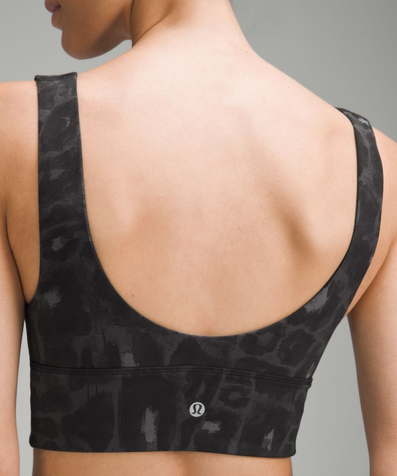 Lululemon lululemon Align™ V-Neck Bra *Light Support, A / B Cup Spray Leopard Black Multi (not available) Online Outlet Sale