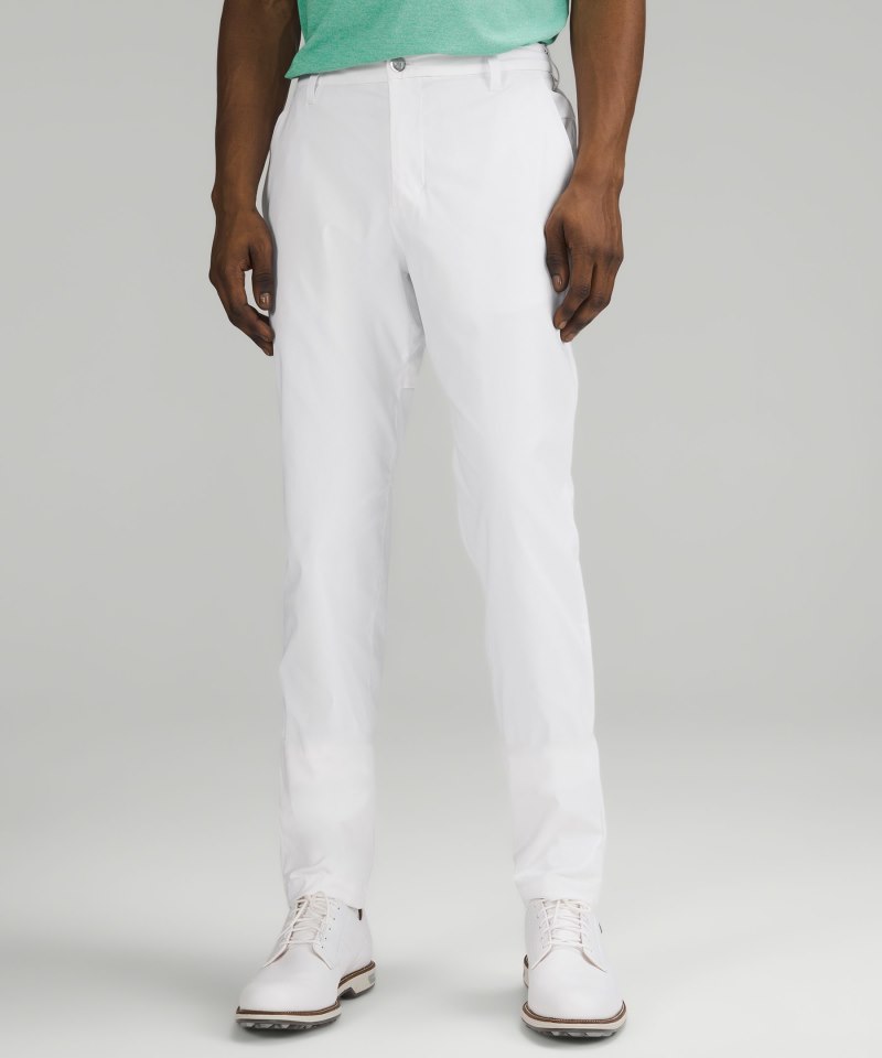 Lululemon Stretch Nylon Classic-Tapered Golf Pant 34" White Online Outlet Sale
